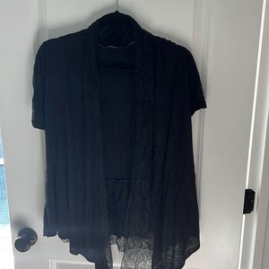 Women’s Iz Byer Black Open Top Sheer Black size L